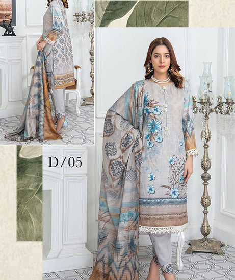 Palwasha Signature DP Lawn`23 D#05 VOL-01