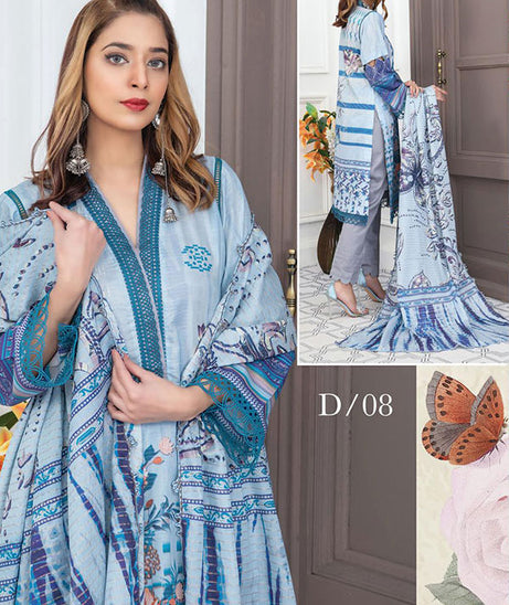 Palwasha Signature DP Lawn`23 D#08 VOL-01