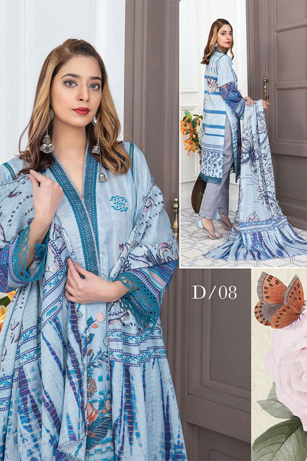 Palwasha Signature DP Lawn`23 D#08 VOL-01
