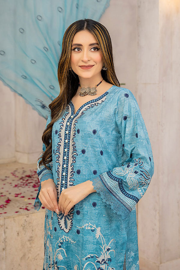 Pankh Eid Festive Lawn'24 D#1362