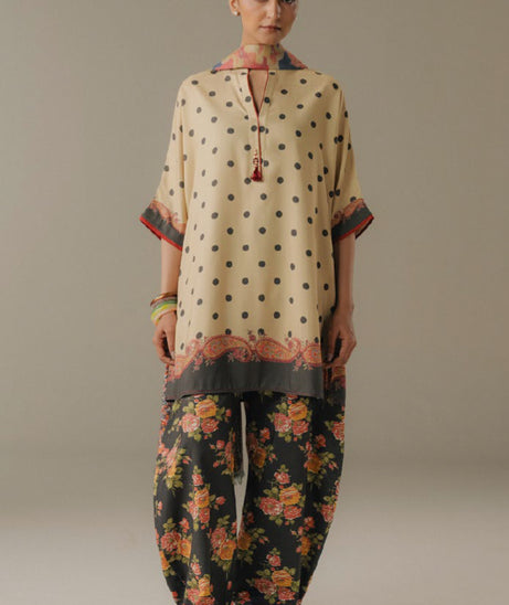 Coco By Zara Shahjahan Prints V-5`25 (D#3B)