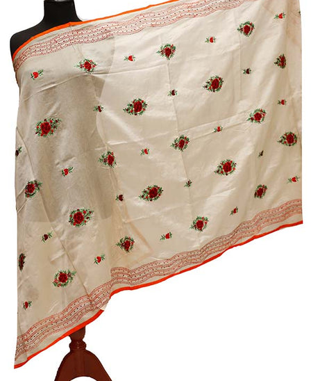 Paper Silk Chickenkari Dupatta D#1-18