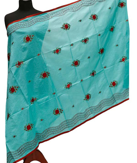 Paper Silk Chickenkari Dupatta D#1-5