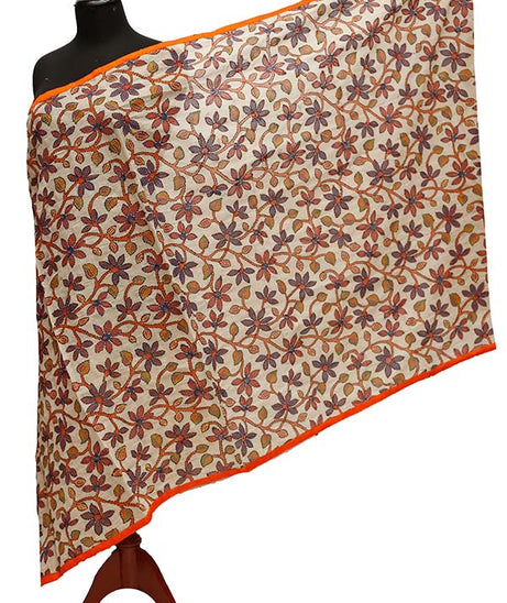 Paper Silk Chickenkari Dupatta D#2-1
