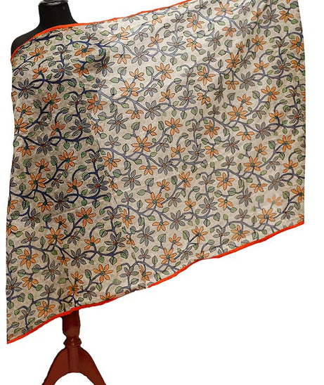 Paper Silk Chickenkari Dupatta D#2-3