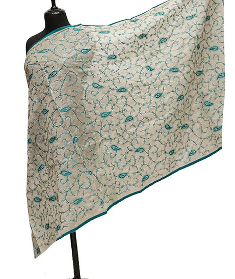 Paper Silk Chickenkari Dupatta D#6-10