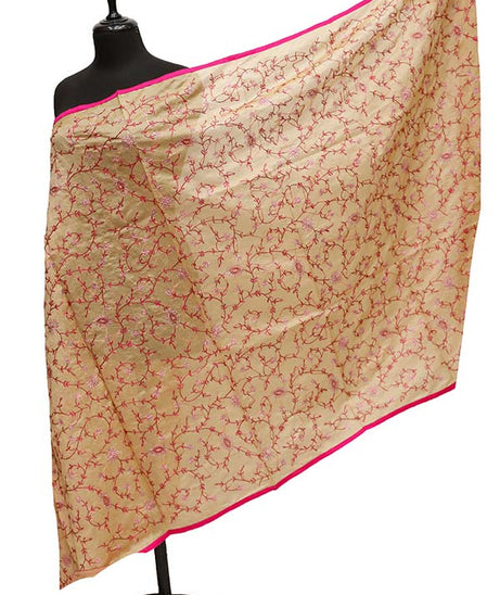Paper Silk Chickenkari Dupatta D#6-12