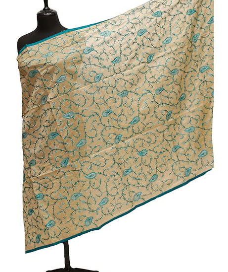 Paper Silk Chickenkari Dupatta D#6-5
