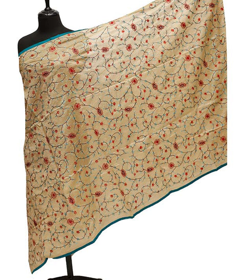 Paper Silk Chickenkari Dupatta D#6-8