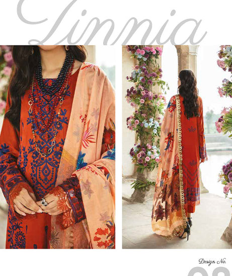 Parishay Winter Collection'21 D#8 Zinnia