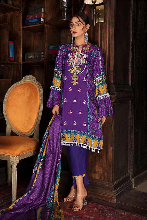 Pashmeena Emb Lawn`21 D#12