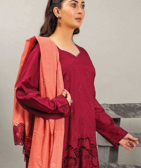 Pashmina Royal Attire`24 D#1 (Maroon)