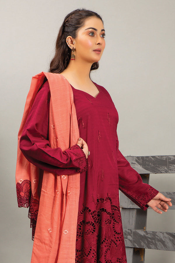 Pashmina Royal Attire`24 D#1 (Maroon)