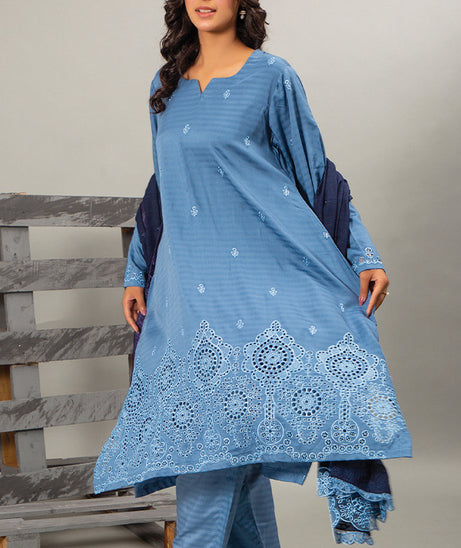 Pashmina Royal Attire`24 D#1 (Sky Blue)