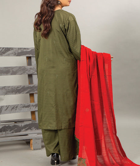 Pashmina Royal Attire`24 D#1 (M Green-B)