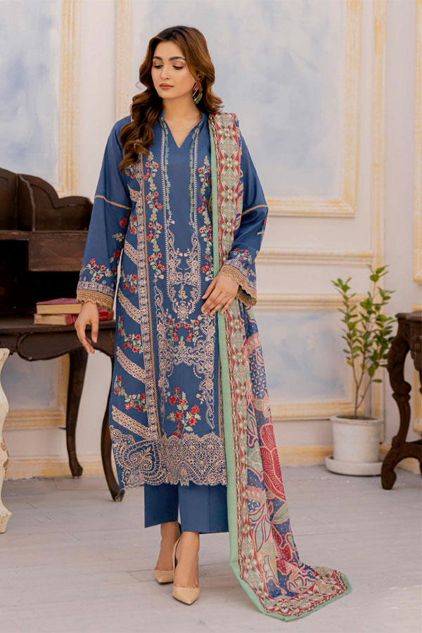 Peridot Khaas Emb Lawn'24 D#354A