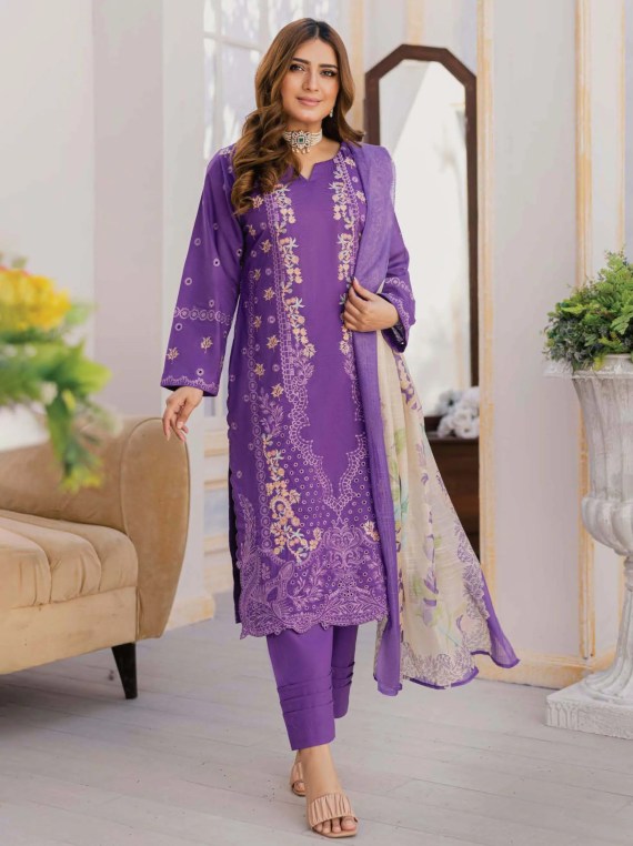 Peridot Khaas Emb Lawn'24 D#351A