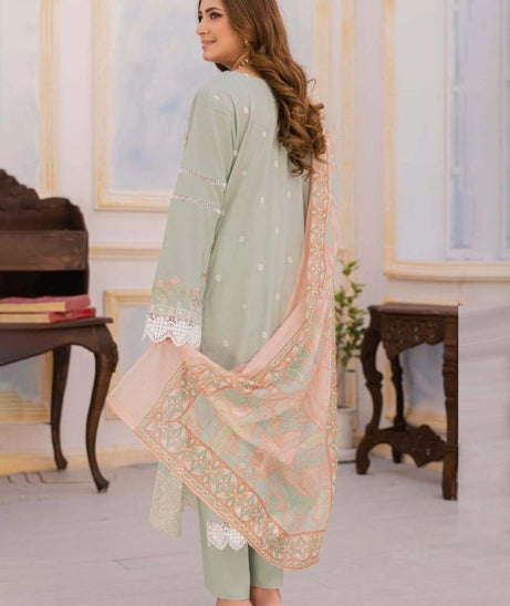 Peridot Khaas Emb Lawn'24 D#354B