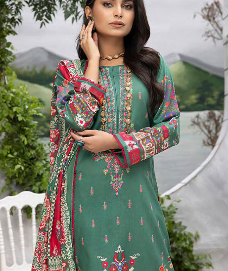 Peridot Rangoli D/Print Lawn'24 PR#391A