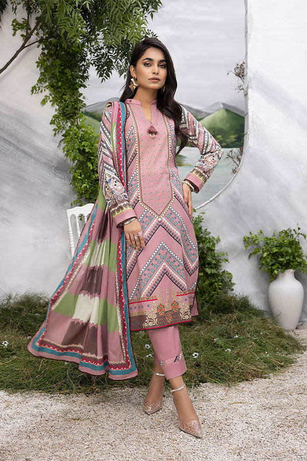 Peridot Rangoli D/Print Lawn'24 PR#393A