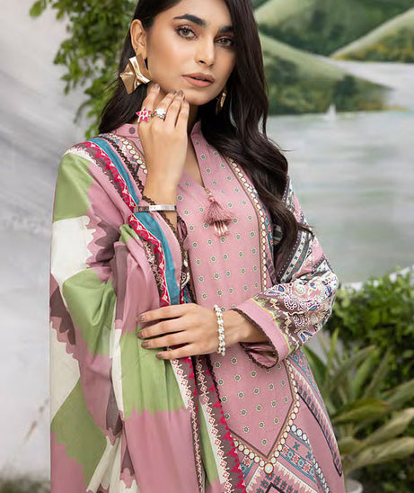 Peridot Rangoli D/Print Lawn'24 PR#393A