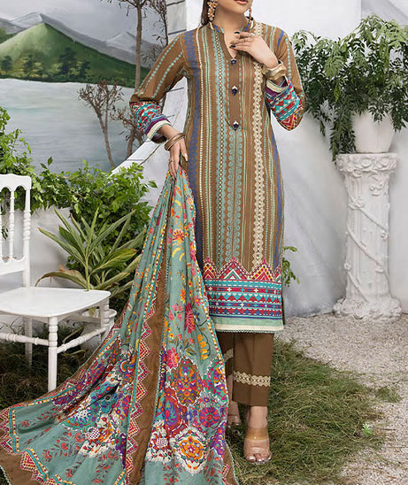 Peridot Rangoli D/Print Lawn'24 PR#394B