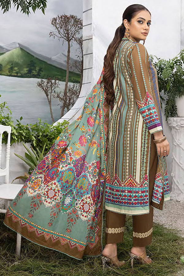 Peridot Rangoli D/Print Lawn'24 PR#394B