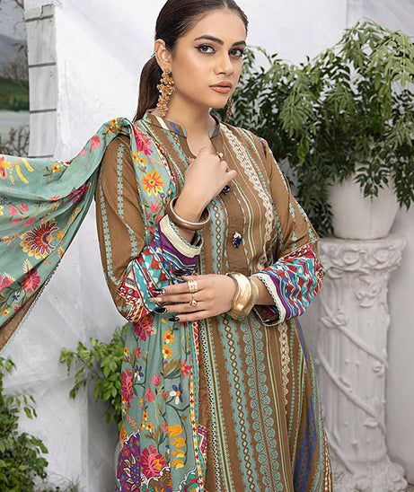 Peridot Rangoli D/Print Lawn'24 PR#394B