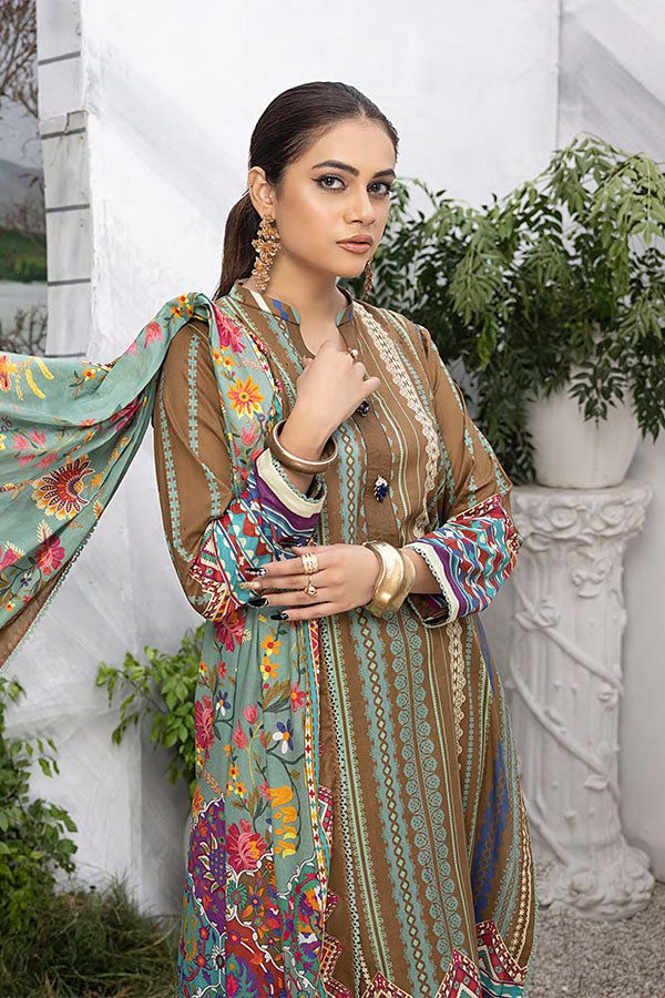 Peridot Rangoli D/Print Lawn'24 PR#394B