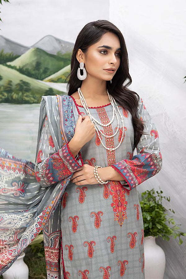 Peridot Rangoli D/Print Lawn'24 PR#395A