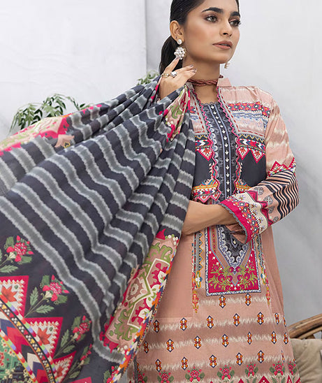 Peridot Rangoli D/Print Lawn'24 PR#396B
