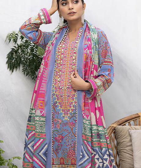 Peridot Rangoli D/Print Lawn'24 PR#399B