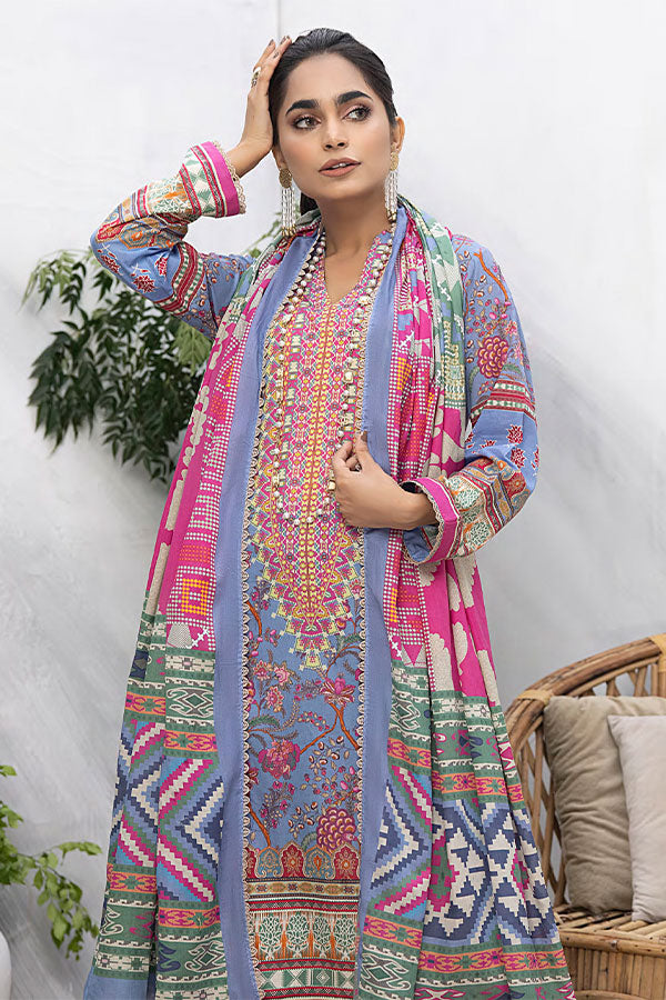Peridot Rangoli D/Print Lawn'24 PR#399B