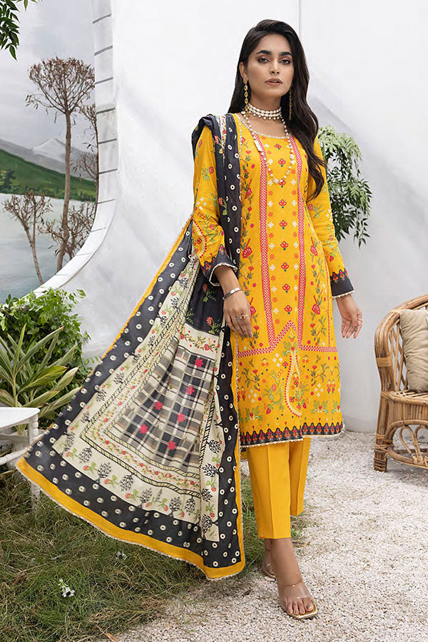 Peridot Rangoli D/Print Lawn'24 PR#400A
