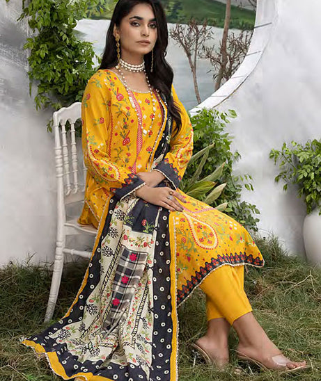Peridot Rangoli D/Print Lawn'24 PR#400A