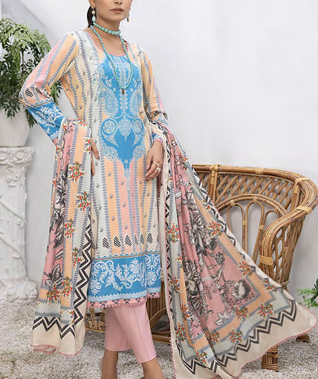 Peridot Rangoli D/Print Lawn'24 PR#401B