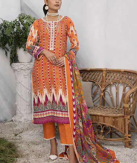 Peridot Rangoli D/Print Lawn'24 PR#402A