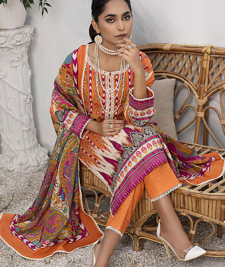 Peridot Rangoli D/Print Lawn'24 PR#402A