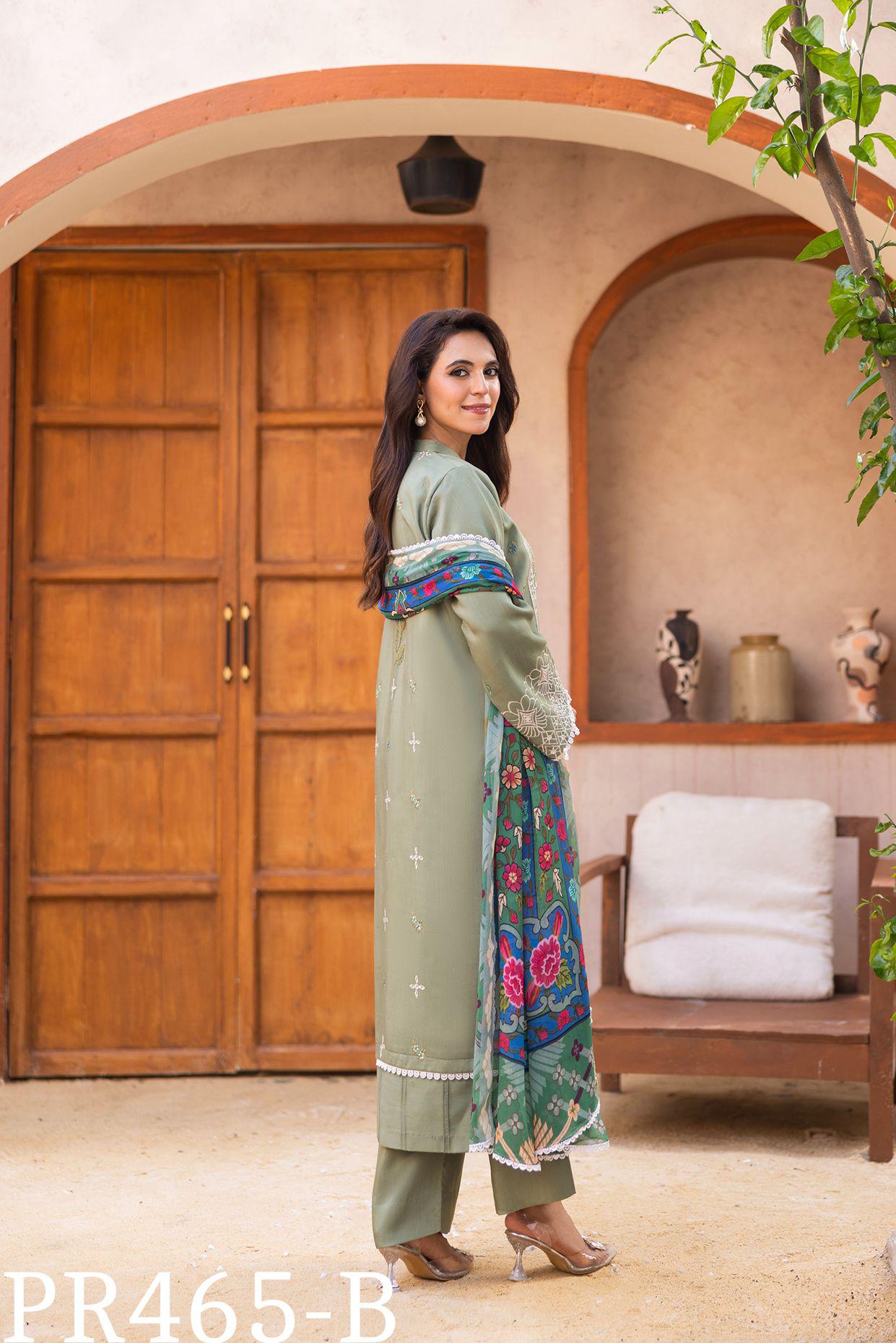 Peridot Emb Viscose`25 PR#465-B