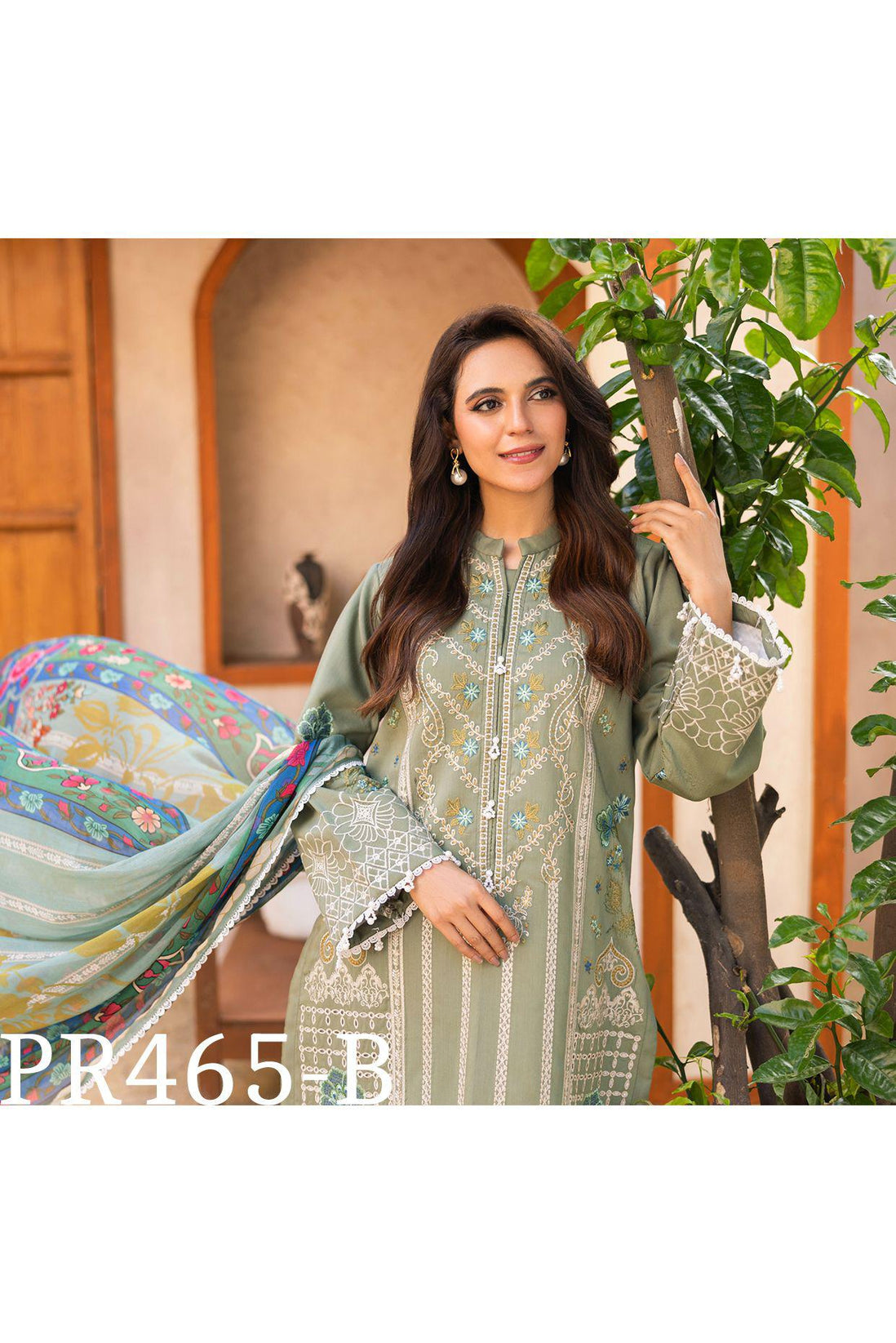 Peridot Emb Viscose`25 PR#465-B