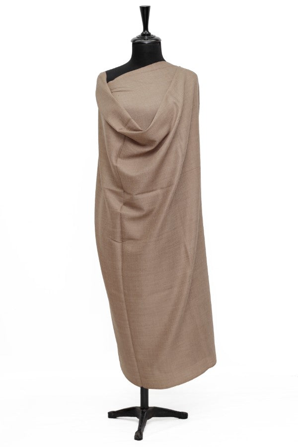 Plain Shawl Semi Pashmina D#11 (Brown)