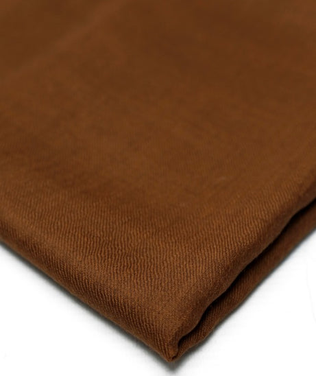 Plain Shawl Semi Pashmina D#45 (Chocolate)