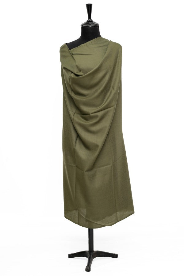 Plain Shawl Semi Pashmina D#45 (D Green)