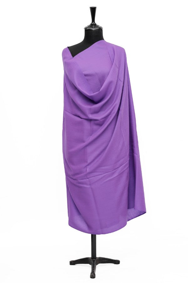 Plain Shawl Semi Pashmina D#45 (D Purple)