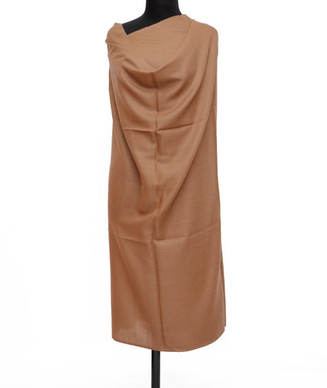 Plain Shawl Semi Pashmina D#45 (L Rust)