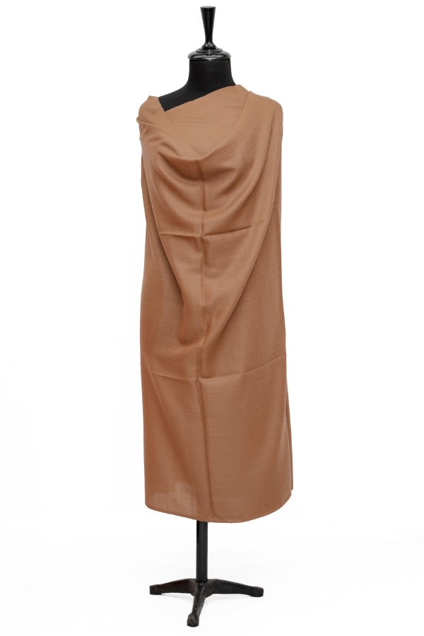 Plain Shawl Semi Pashmina D#45 (L Rust)