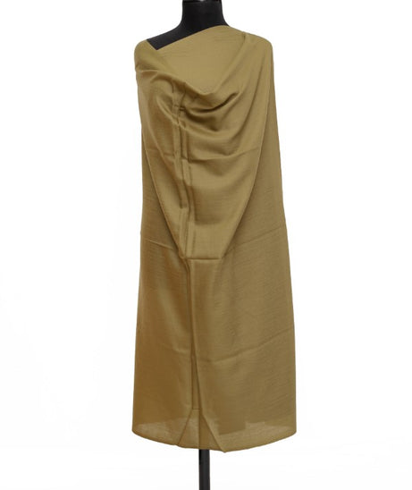 Plain Shawl Semi Pashmina D#45 (Mehndi)