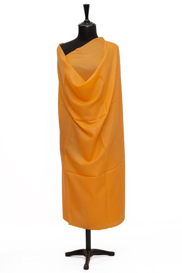 Plain Shawl Semi Pashmina D#45 (Orange)