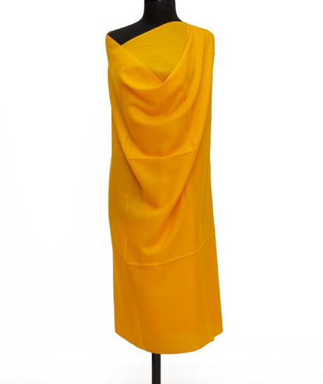 Plain Shawl Semi Pashmina D#45 (Yellow)