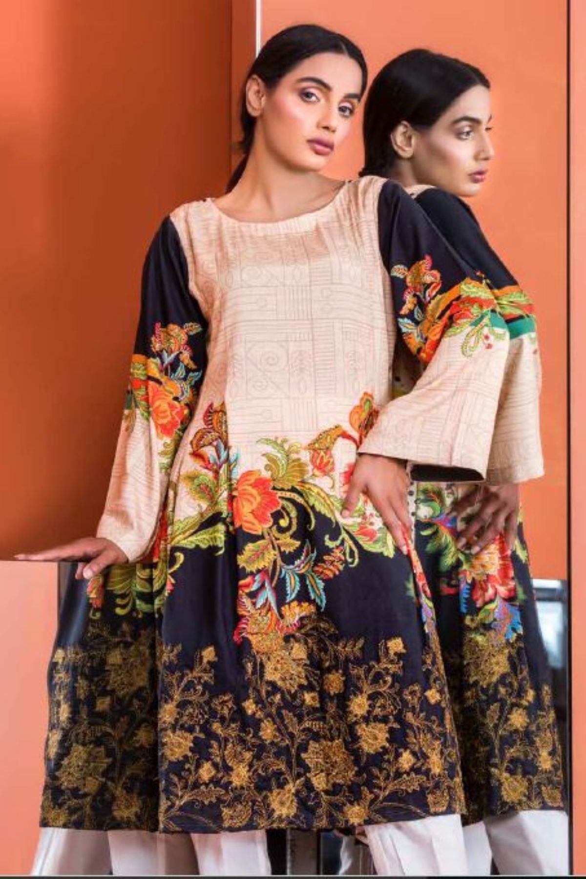 Plush Emb S/Linen Kurti`20 P#30